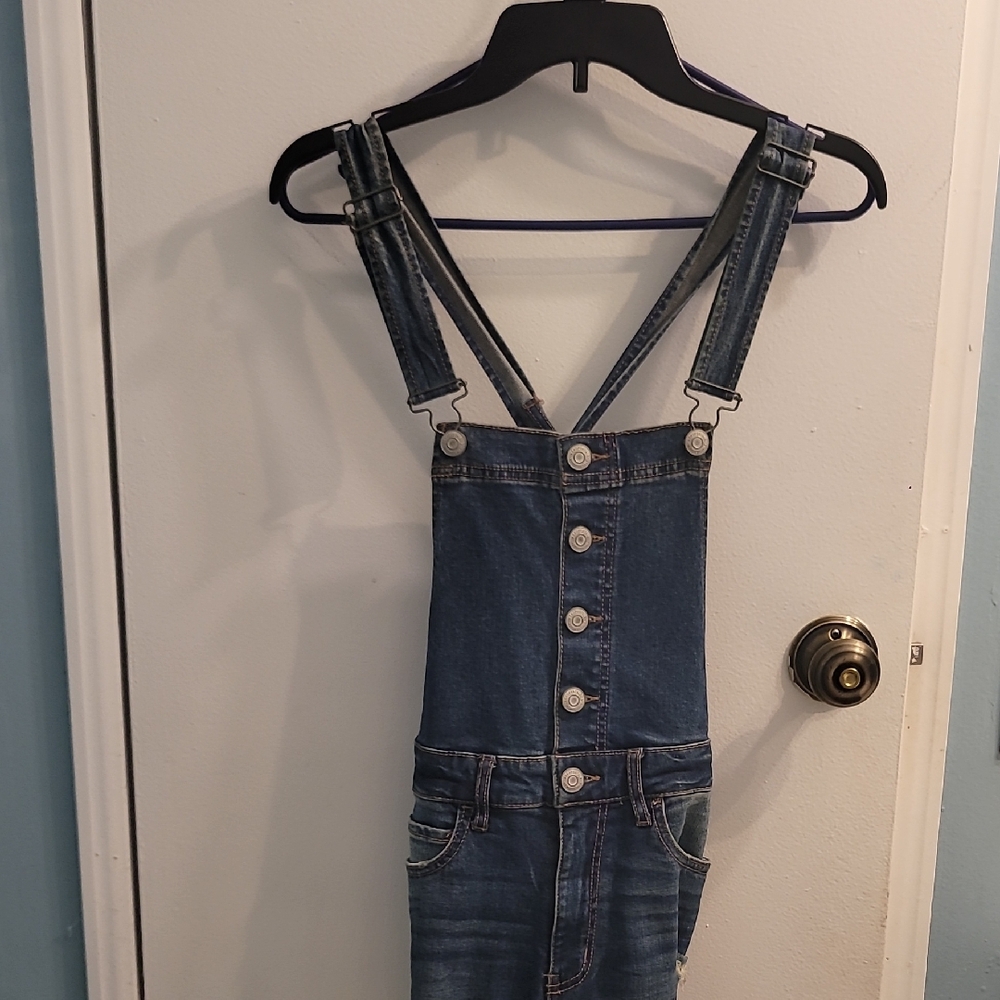 Aeropostale Blue Denim Overalls Classic Style